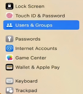 users and groups