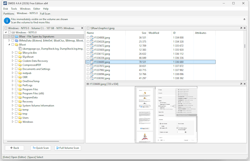 dmde recover