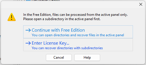 free version limits