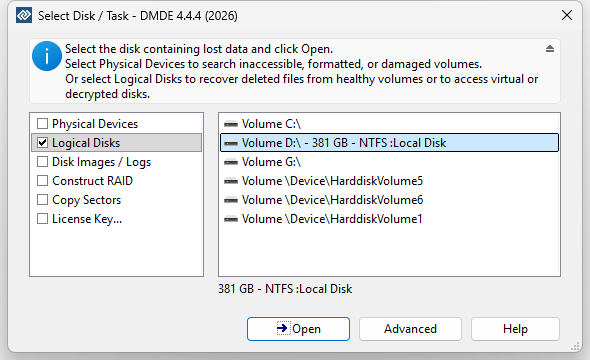 use dmde 02