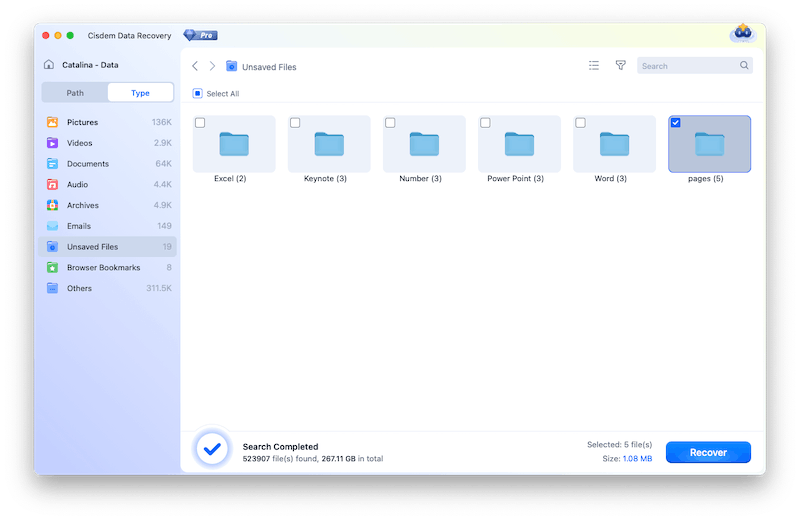 recover pages cisdem 02