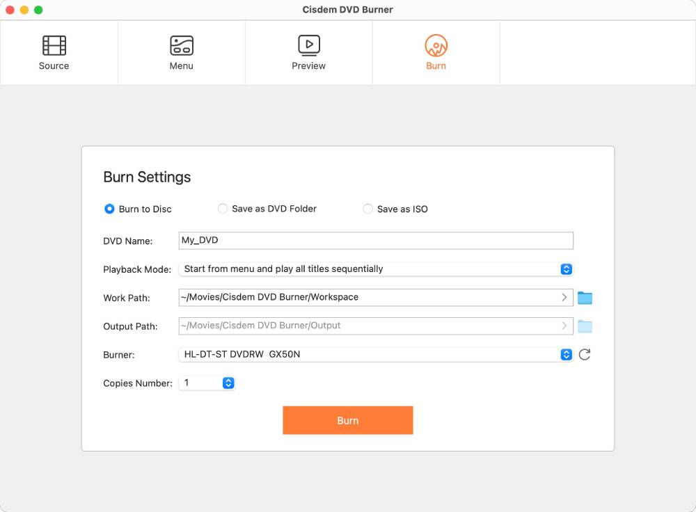 burn videos with the best mac dvd burner 
