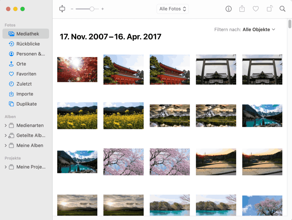 photos are synced