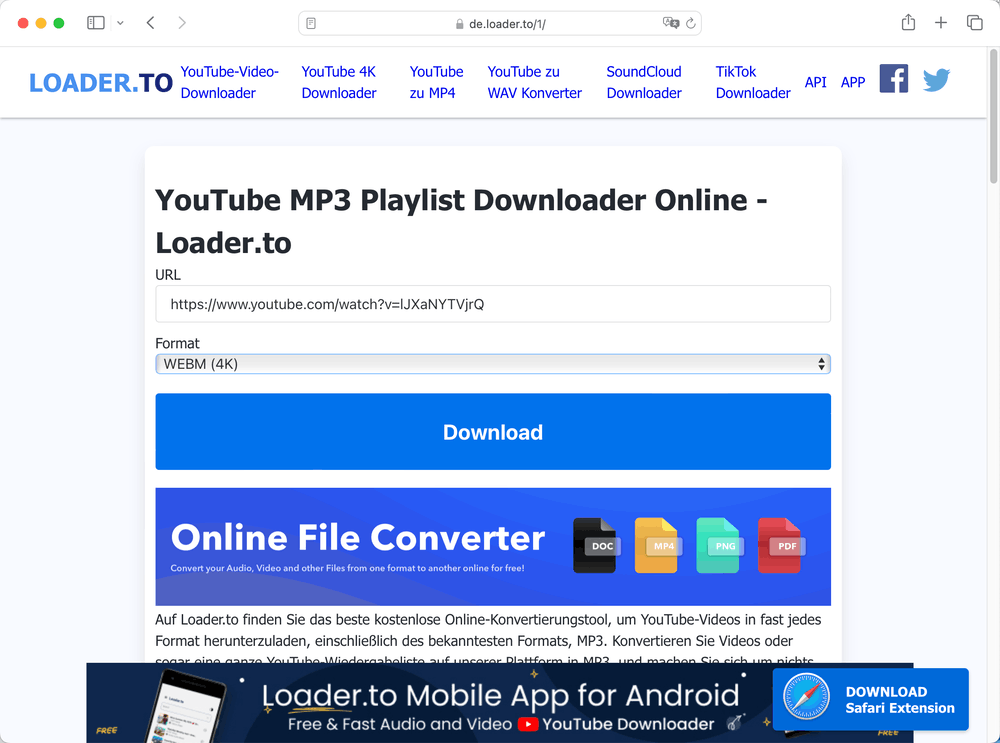 loader.to interface