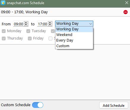 schedule