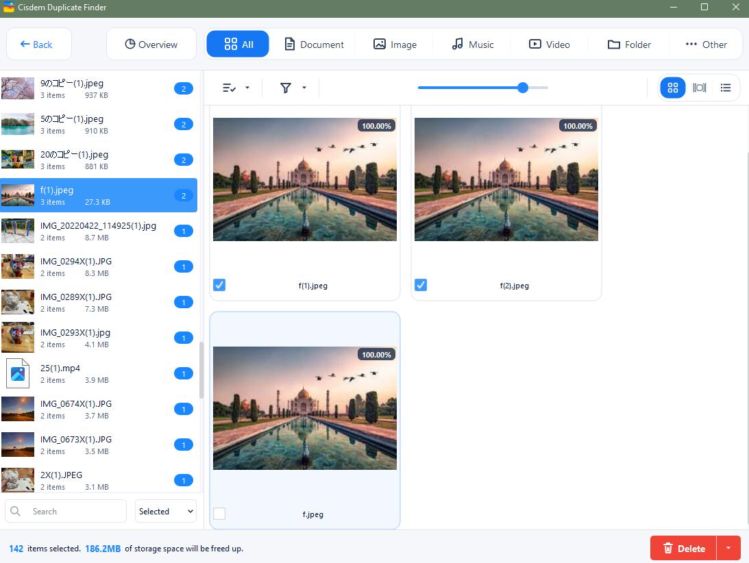 scan result window