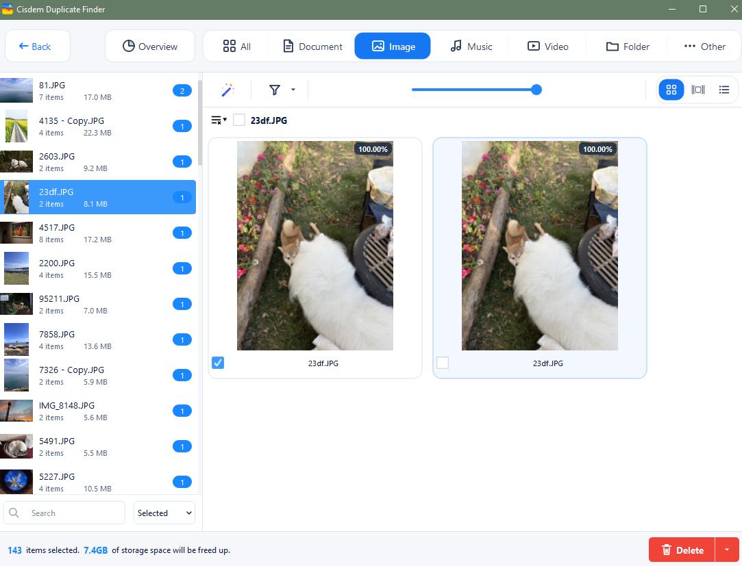 image tab