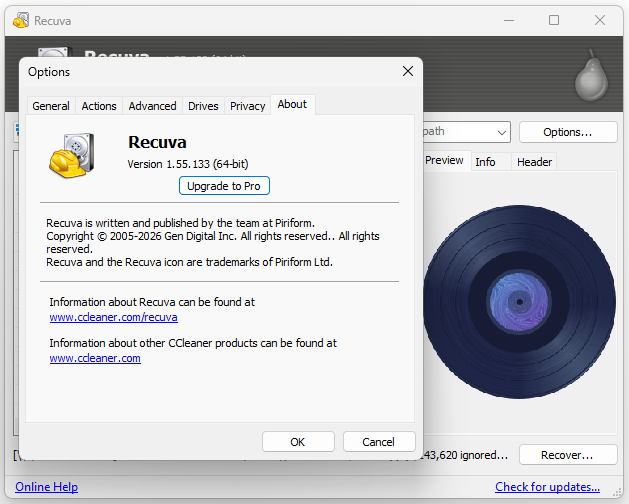 upgrade to recuva pro