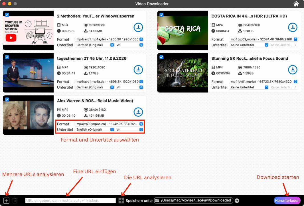 URL einfügen
