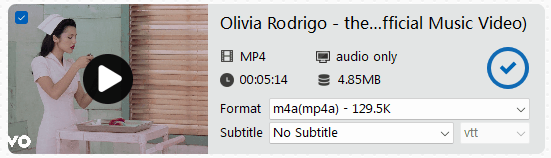 finish audio download