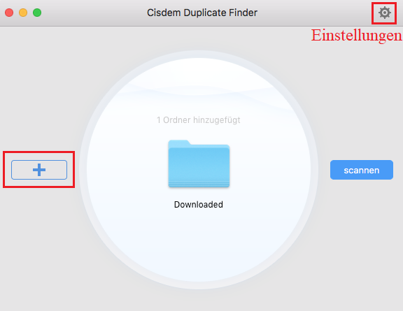 click the plus icon