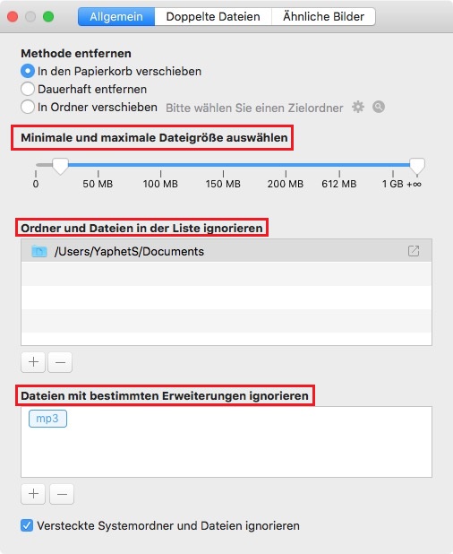configure settings