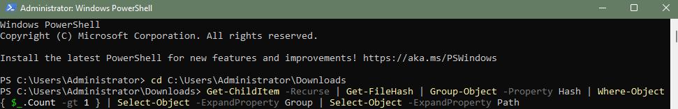 calculate filehash