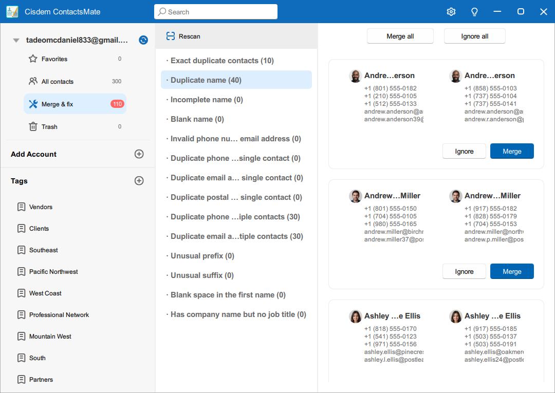 cisdem contactsmate merge contacts