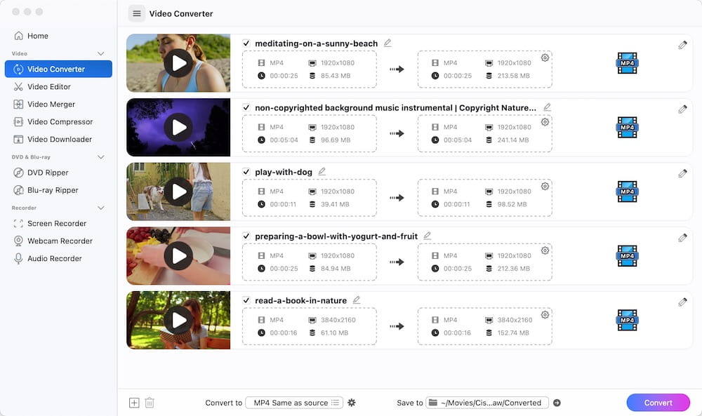 load mp4