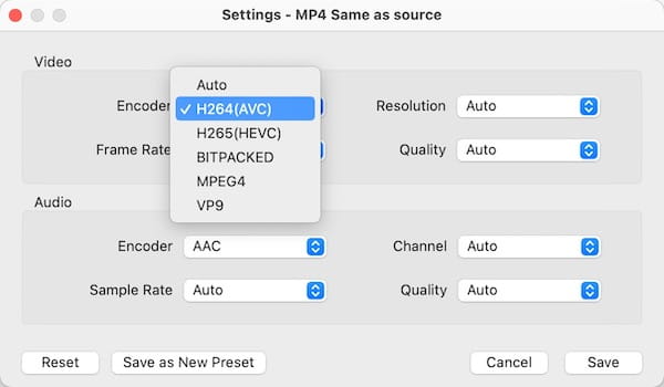 advanced settings