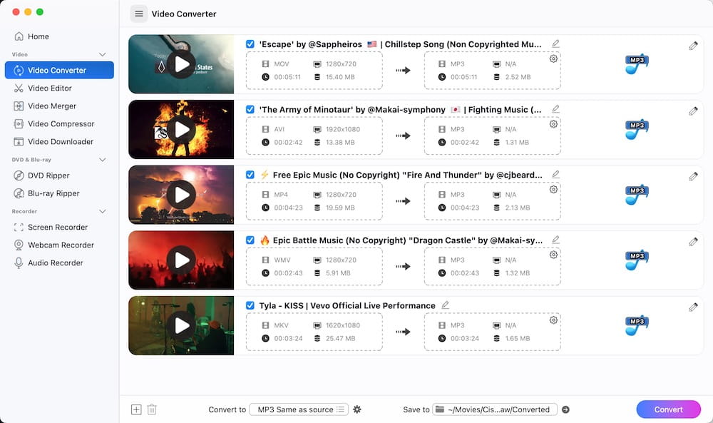 best video to mp3 converter for Mac 01
