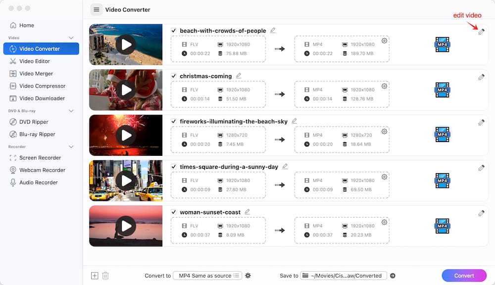 import flv files