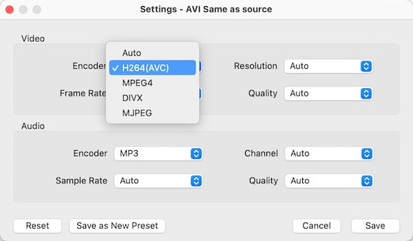 adjust settings