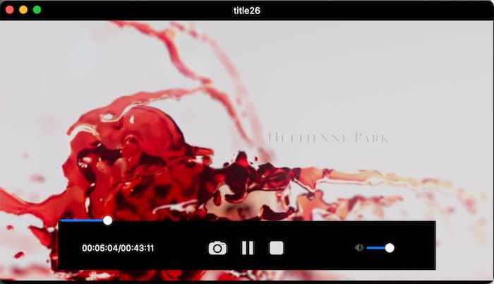 VideoPaw Blu-ray video player on Mac