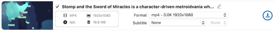 choose output for bluesky video