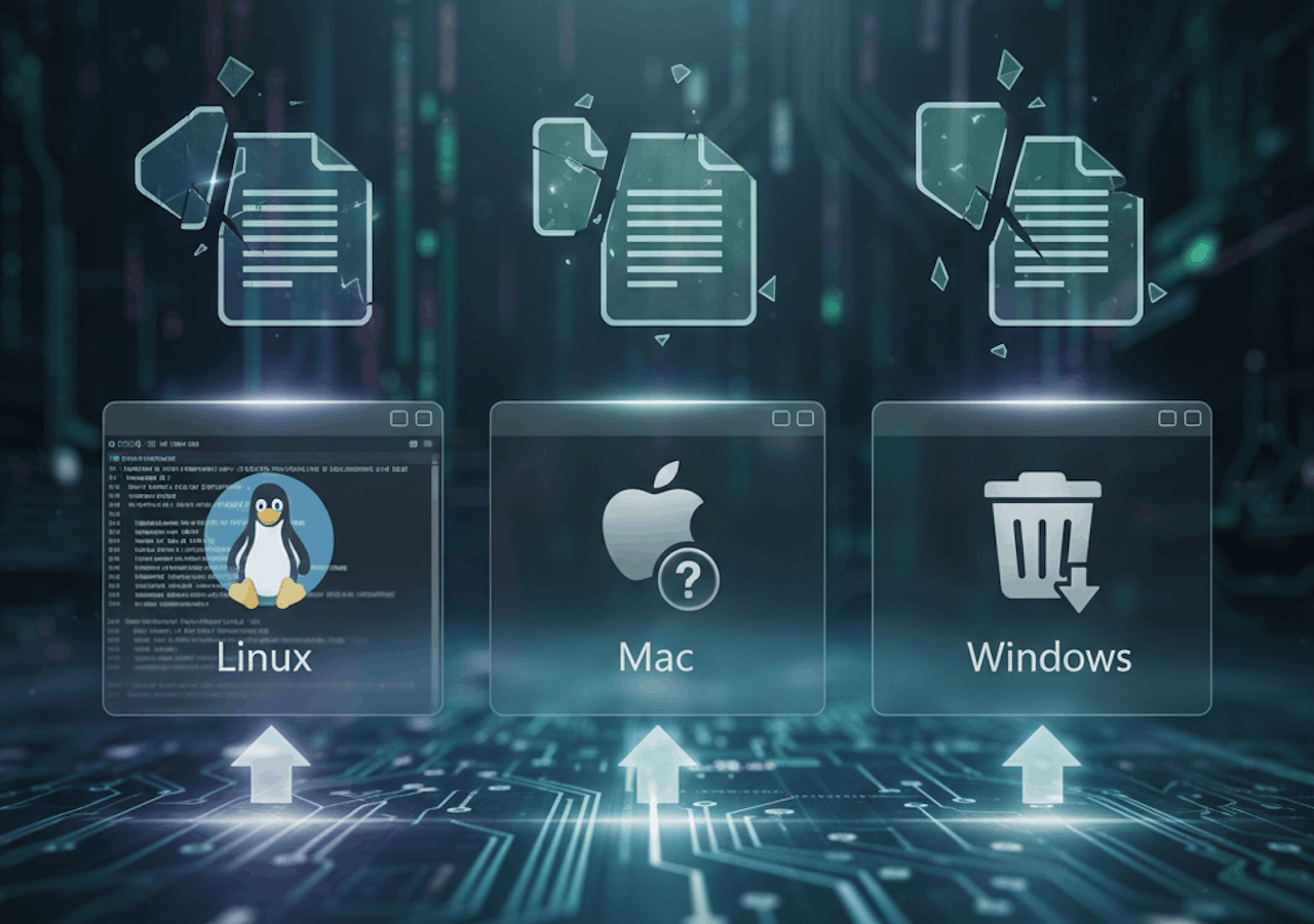 How to Undo RM on Linux, Windows or Mac to Recover Deleted Files?