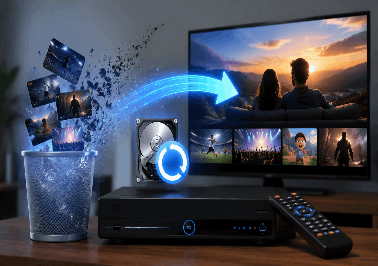 How to Recover Deleted TV Recordings [All Common DVRs Covered]