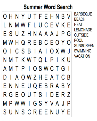 summer word search 03
