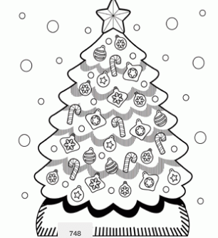 50 Christmas Tree Coloring Pages (Free PDF Printables)