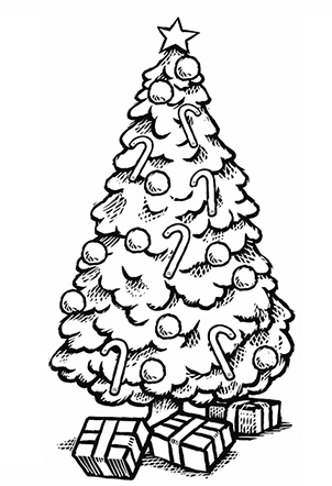 christmas 2020 40 free printable christmas tree coloring