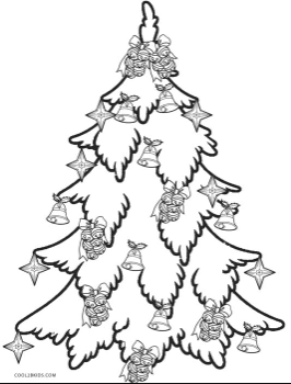 christmas 2020 40 free printable christmas tree coloring