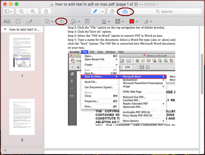 how to clone word document in mac