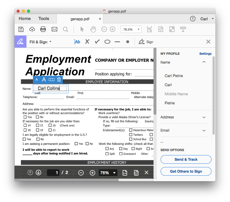 how to change apple document to pdf