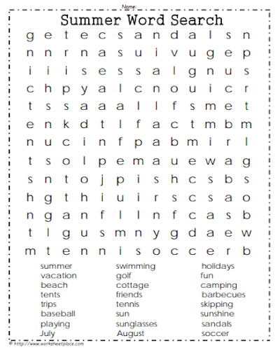 32 free printable summer word search pdf for fun 2022