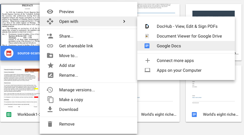 convert pdf to google docs with google drive 04