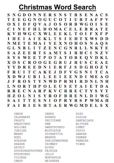 word search 13