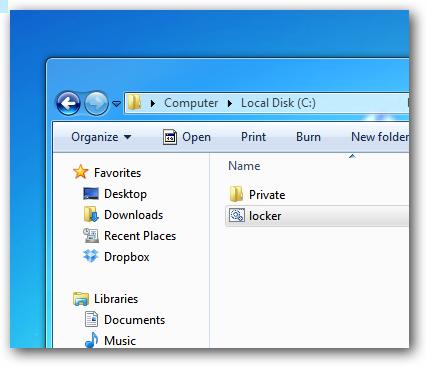 How to Password Protect a Folder in Windows Step Three