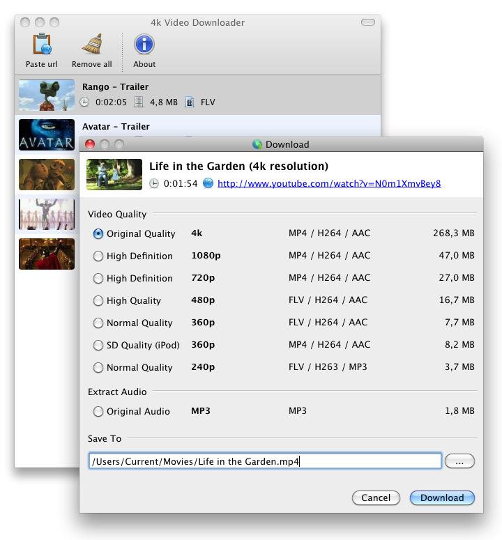 4 k video downloader convert to mp3