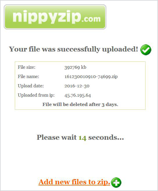 Online File Compressor Five- NippyZip
