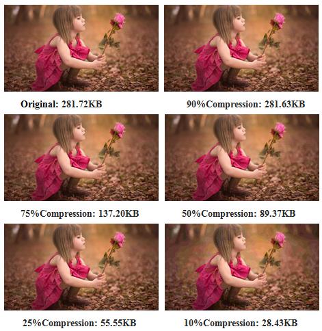 before and after comparison of JPEGReducer