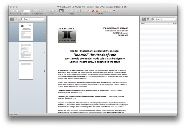 PDF Reader for Mac Four: Skim