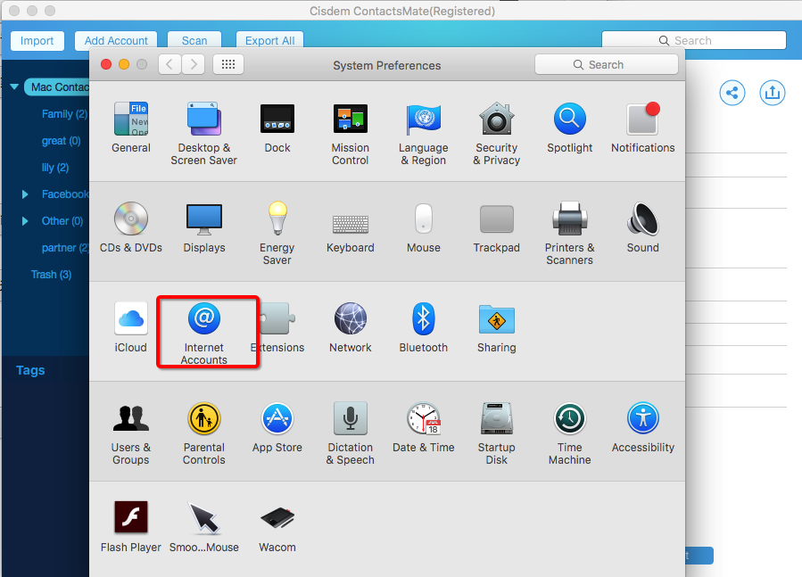 Export Google Contacts on Mac via Third-party App 3
