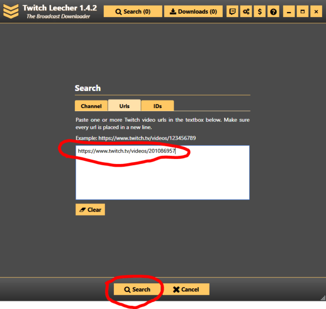 twitch leecher download specific part