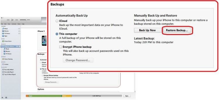 Recover lost text messages on iPhone-from iTunes backup