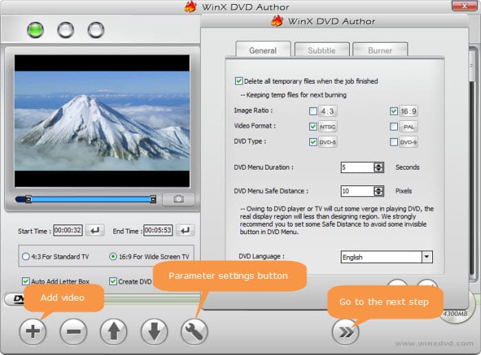 best dvd creation software- winx author dvd