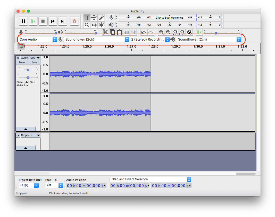 audacity tweak mac