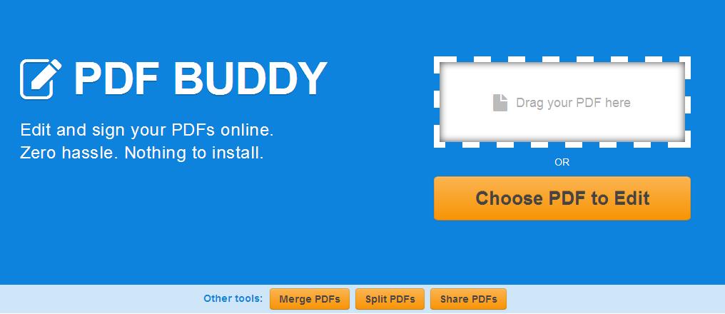 Best Free Mac PDF Editor- PDF Buddy