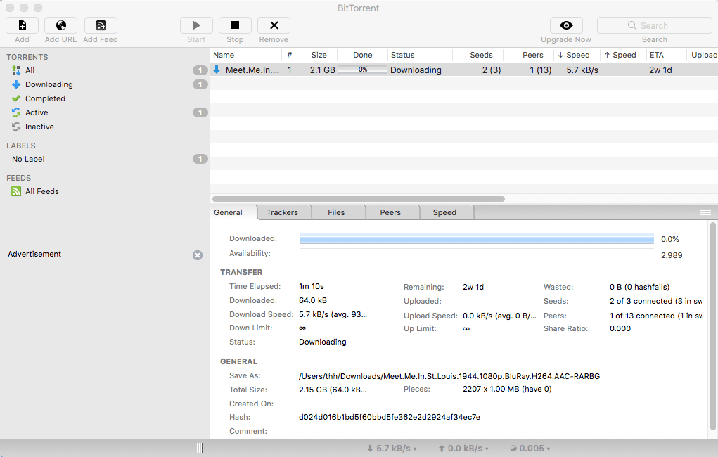 add url to bittorrent