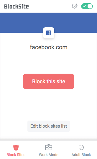 chrome extension to block facebook