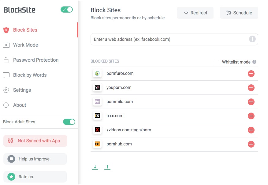 bloquear sites adultos via ramal 02